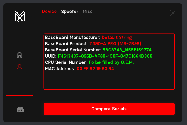 VMX PERMANENT SPOOFER